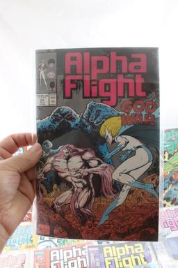 25 MARVEL Alpha Flight Comic Books