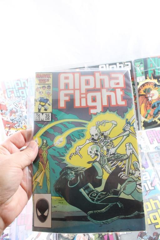 25 MARVEL Alpha Flight Comic Books