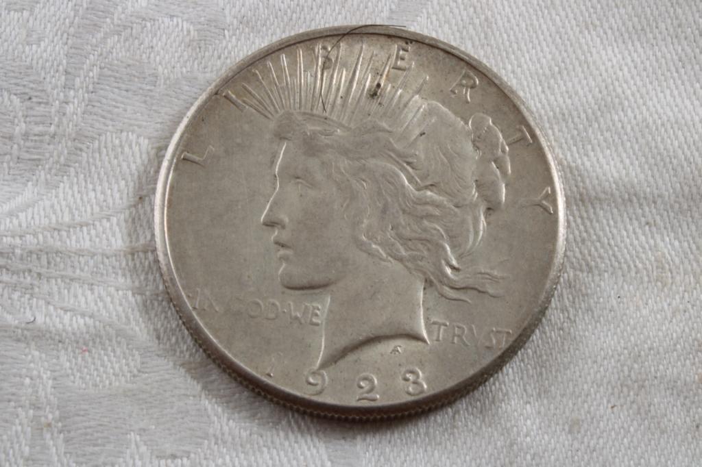 1923 S Peace Silver Dollar