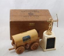 Cigar Box, Wagon Restaurant Sign, Archery Trophy