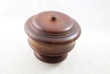 Wood Hidden Roulette Wheel Gambling Bowl