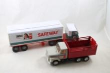 Safeway Semi Truck & Ertl Diecast Stake Truck