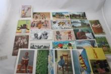 18 Vintage Black Americana Postcards