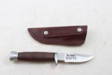 NWTF Fixed Blade Knife Boyt Leather Sheath