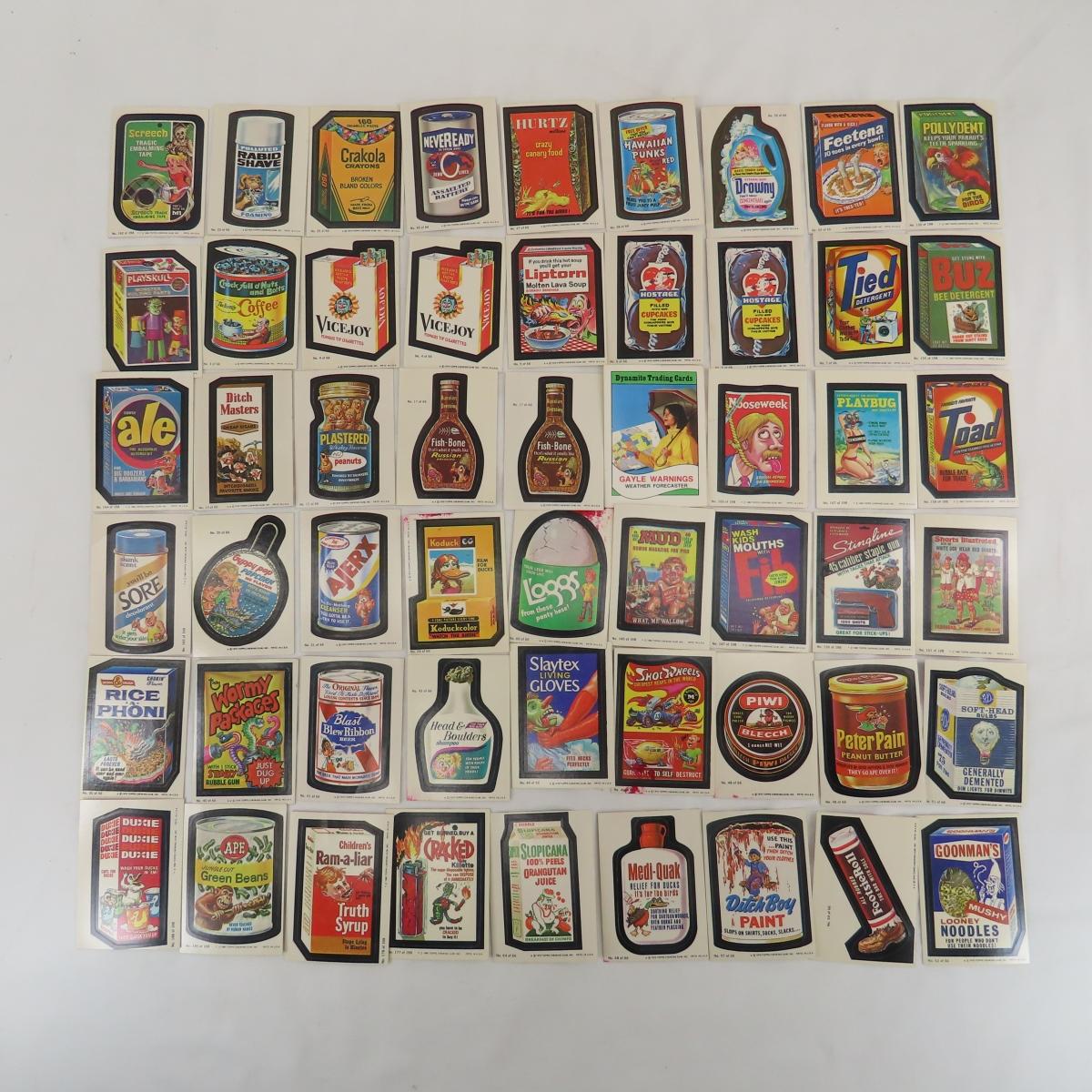 1979 & 1980 Wacky Packages Stickers