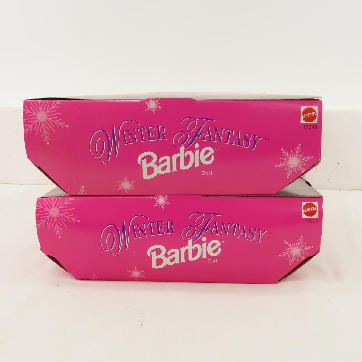 10 Vintage Christmas & Winter Barbie Dolls in Box