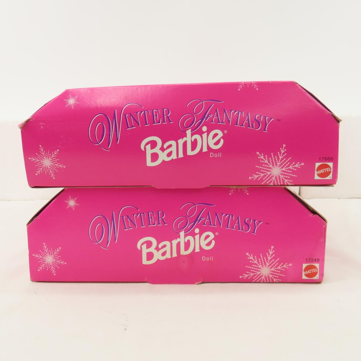 10 Vintage Christmas & Winter Barbie Dolls in Box