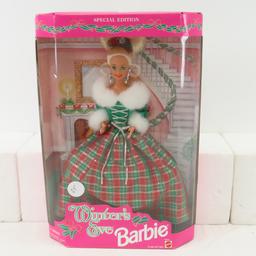 10 Vintage Christmas & Winter Barbie Dolls in Box