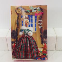 10 Vintage Christmas & Winter Barbie Dolls in Box