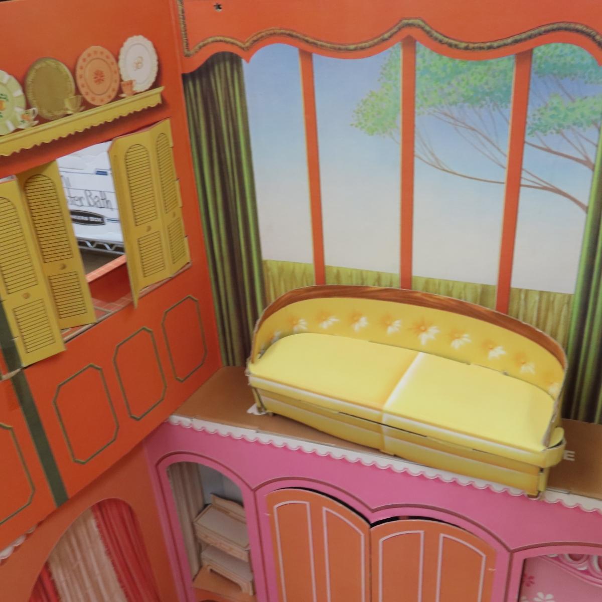 Vintage Barbie Dream House as Shown