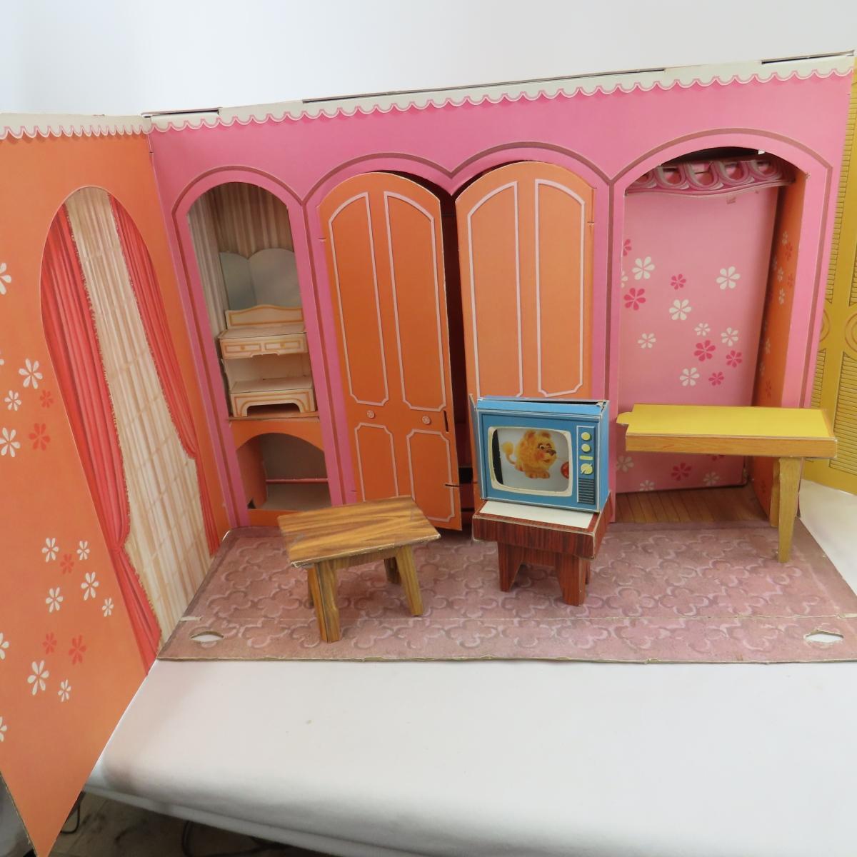 Vintage Barbie Dream House as Shown