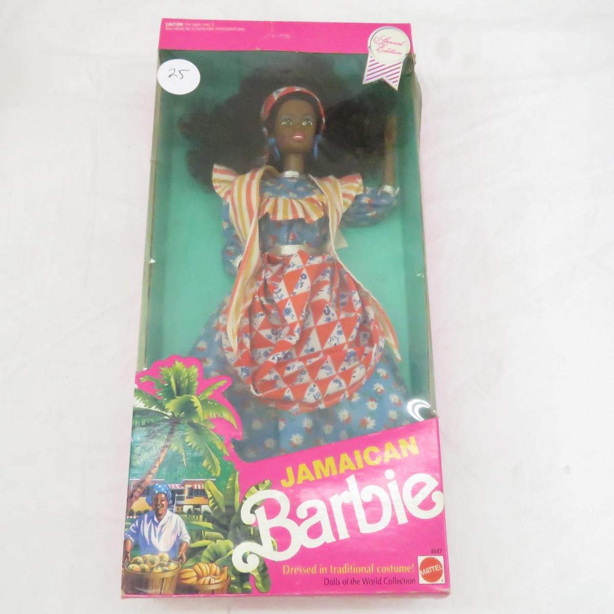 8 Vintage Dolls of the World Barbie Dolls in Box