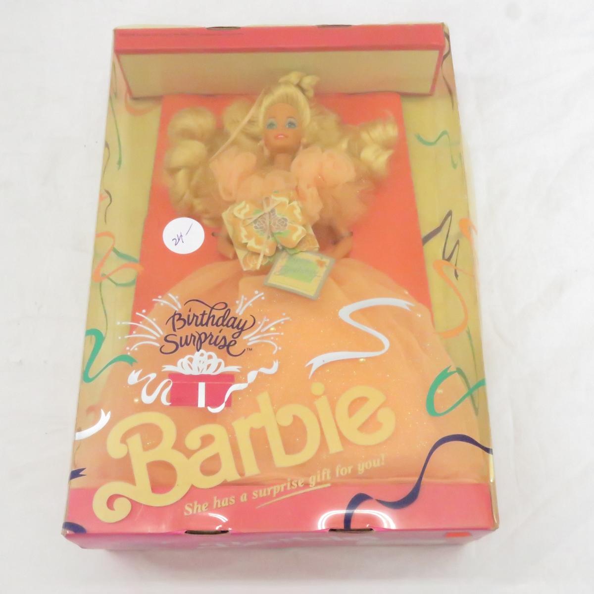 8 Vintage Birthday Barbie Dolls New in Box