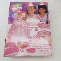 8 Vintage Birthday Barbie Dolls New in Box