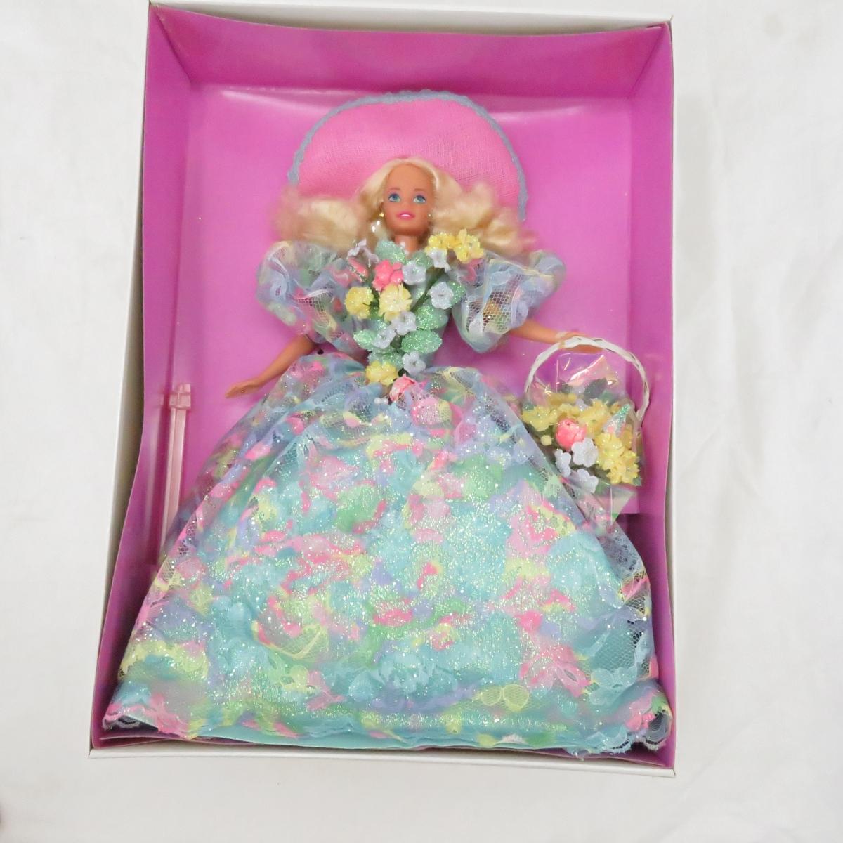 3 Enchanted Seasons & 2 More Barbie Dolls in Box