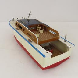 Vintage Lang Craft Motor Boat Model in Box 16"