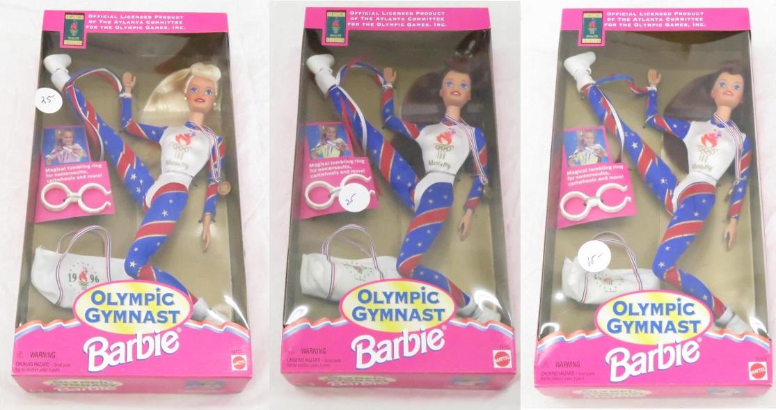 10 Vintage Sports Barbie Dolls in Box