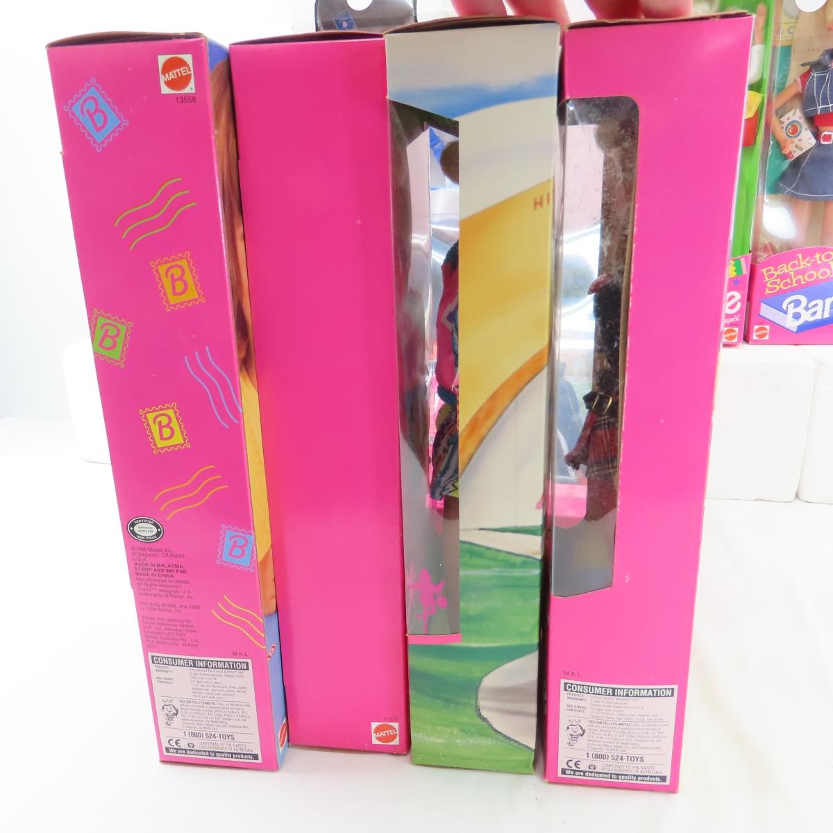 7 Barbie, Christie & Becky Dolls in Box