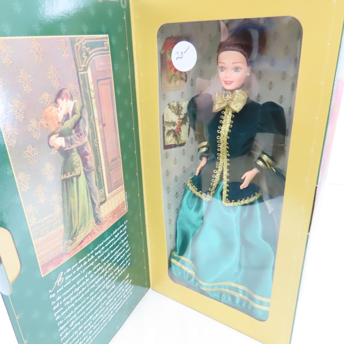 9 Christmas & Other Hallmark Barbie Dolls in Box