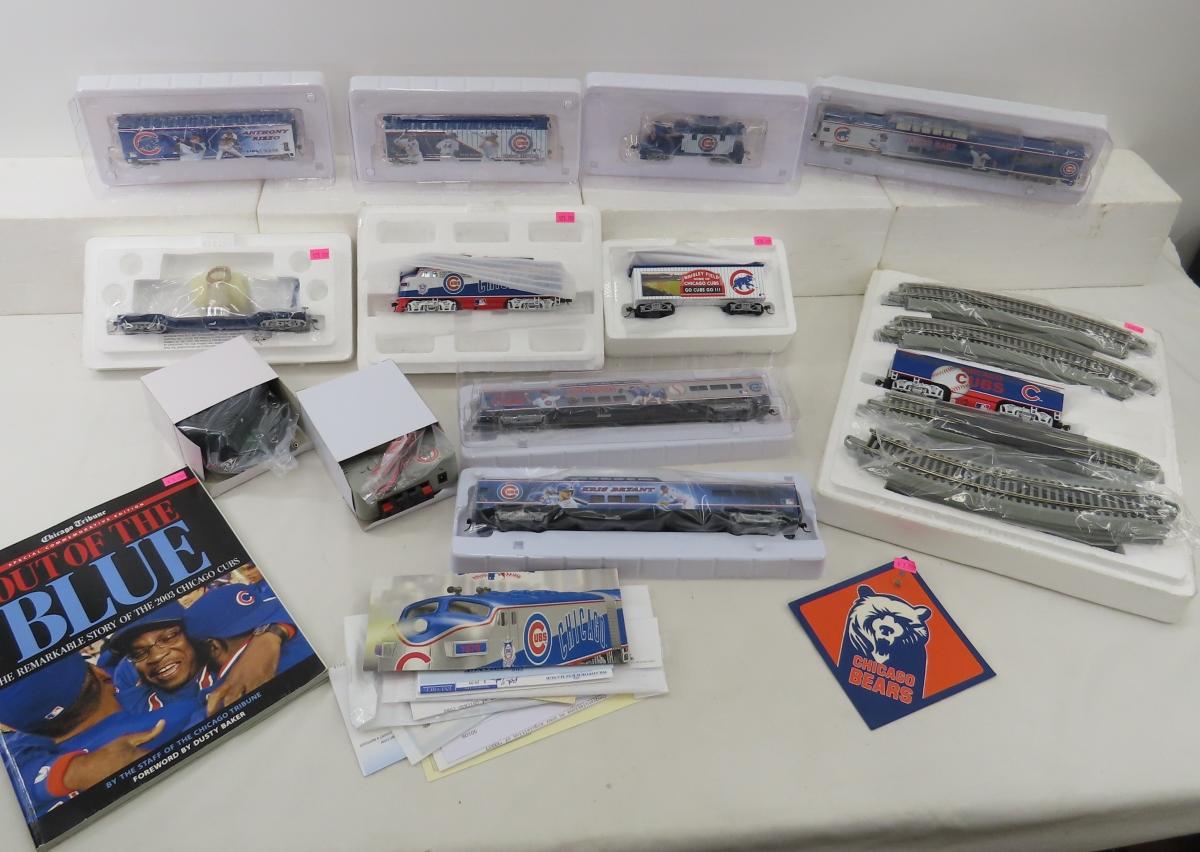 Chicago Cubs Train and Other Collectibles