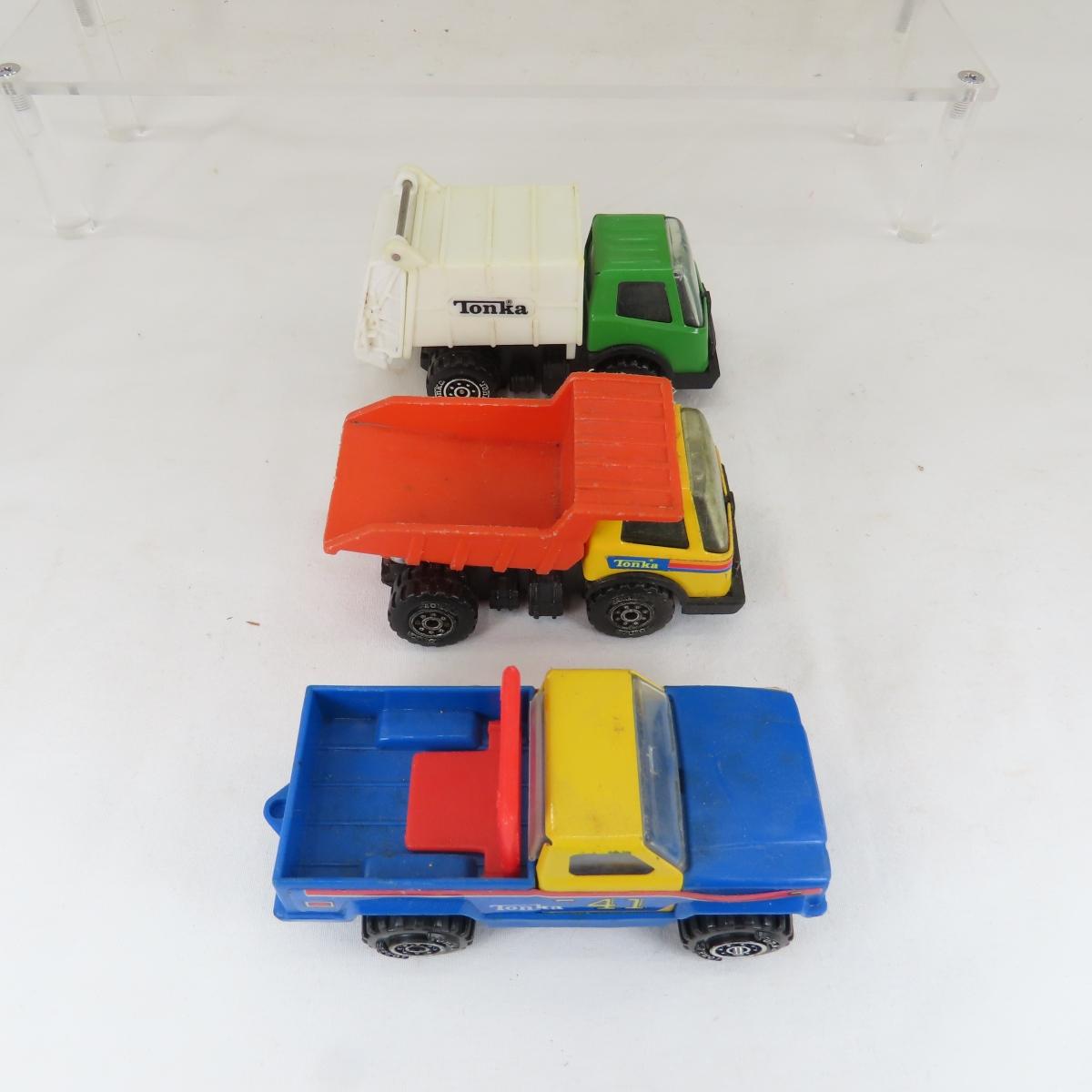 Vintage Metal and Plastic Tonka Trucks & More