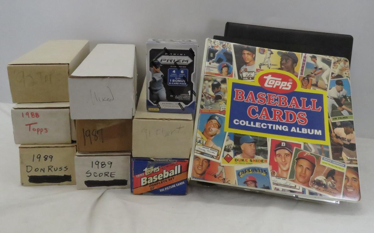 Large Bin Full of 1980-90's Baseball Cards