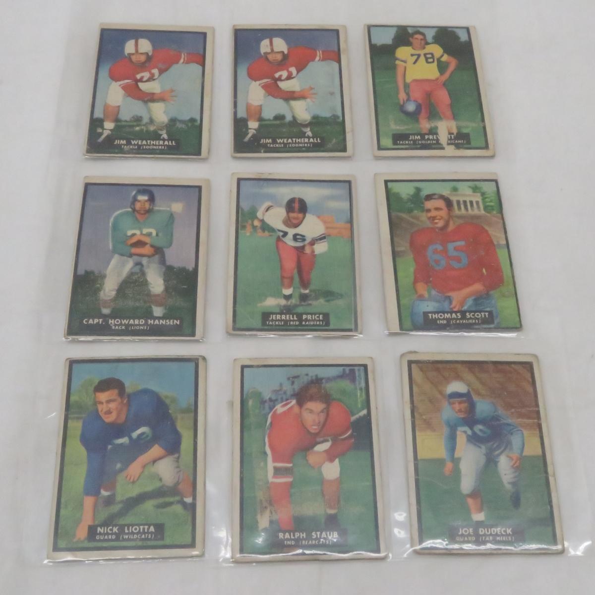 1951 Topps Magic Football Cards