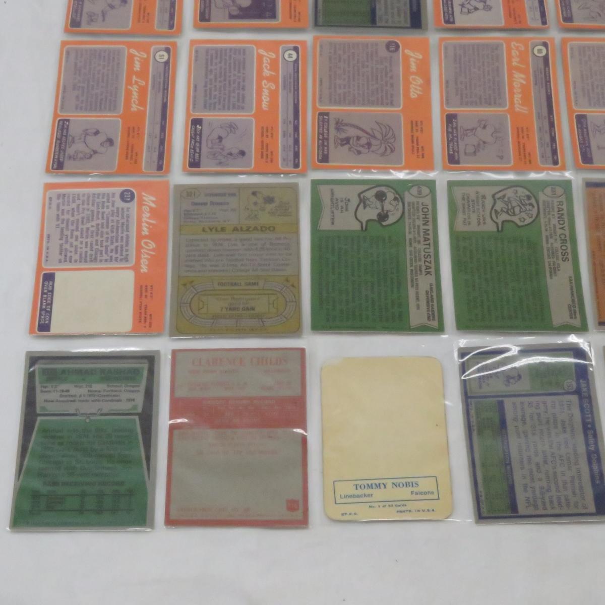 Assorted Vintage Football Cards- some Stars