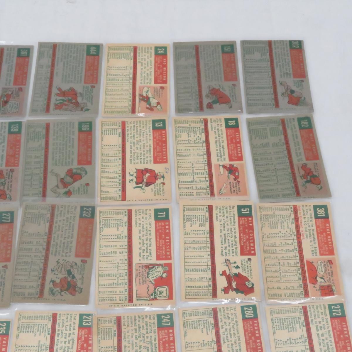 45 Nice 1959 Topps Baseball Cards