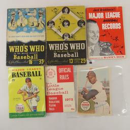 Vintage Baseball Programs, Books & More