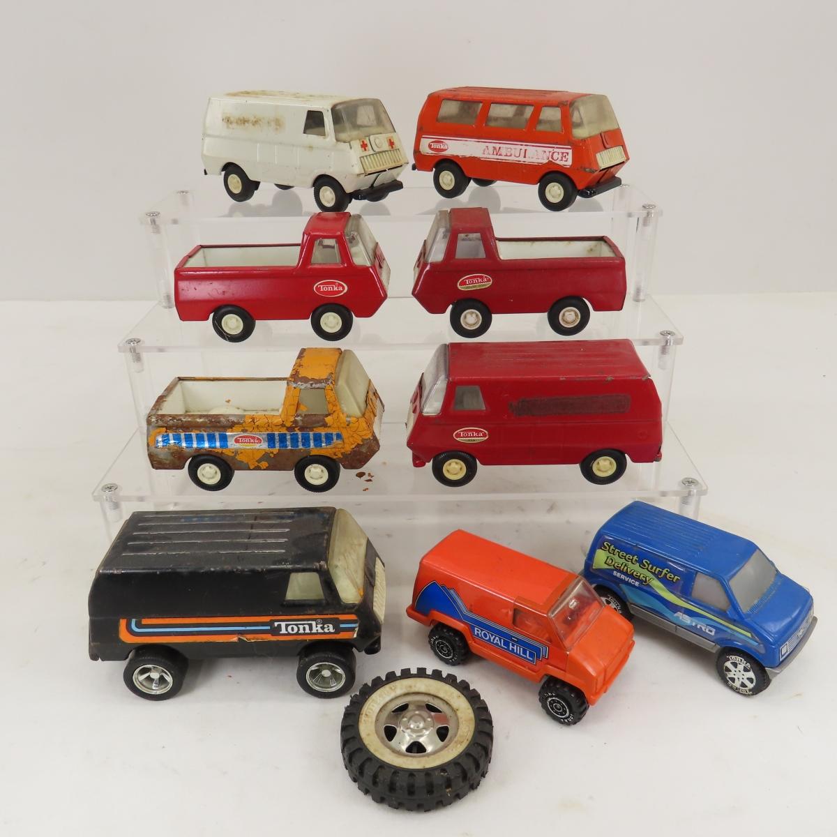 Vintage Tonka Metal & Plastic Vans & Vehicles