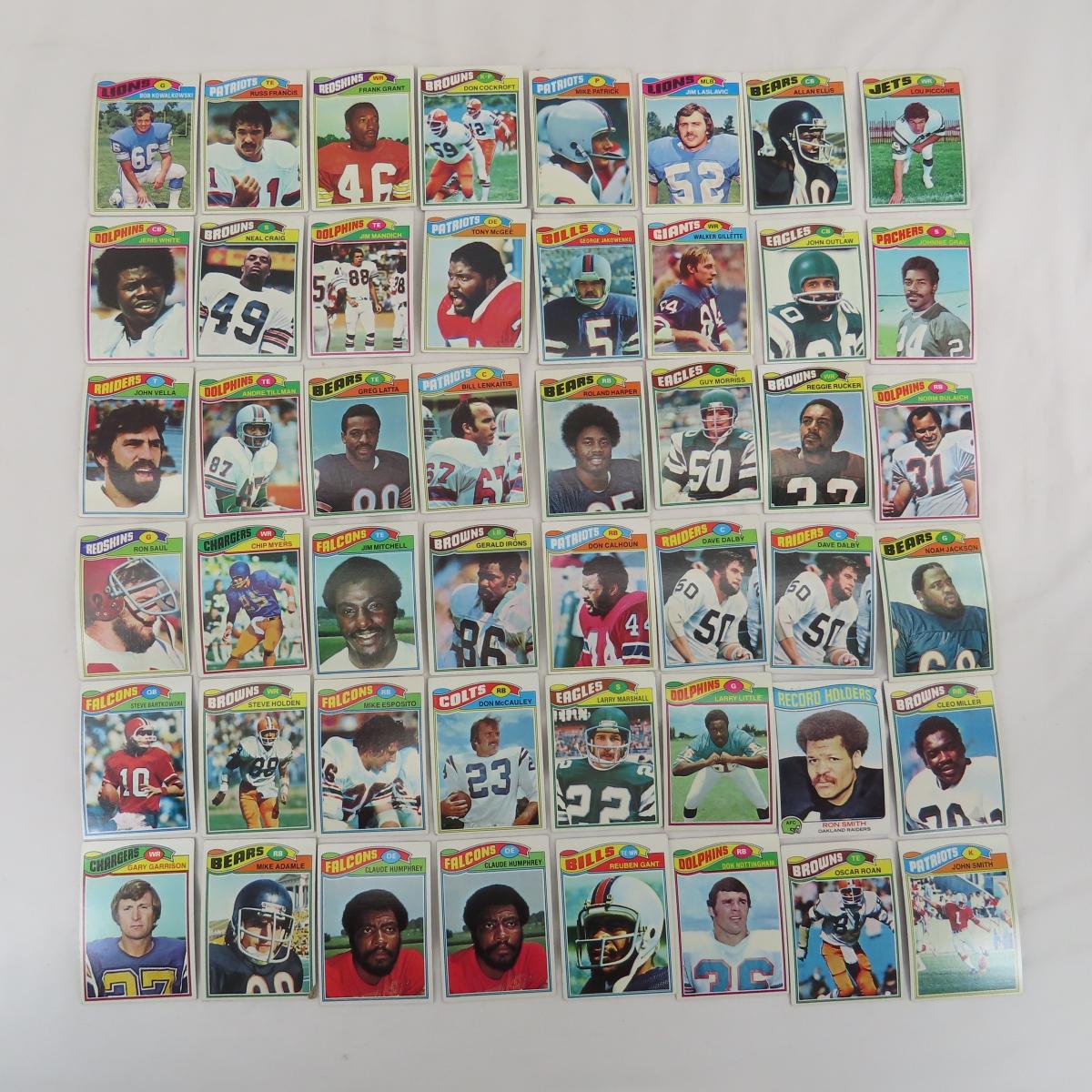 160+ 1974-78 Football Cards