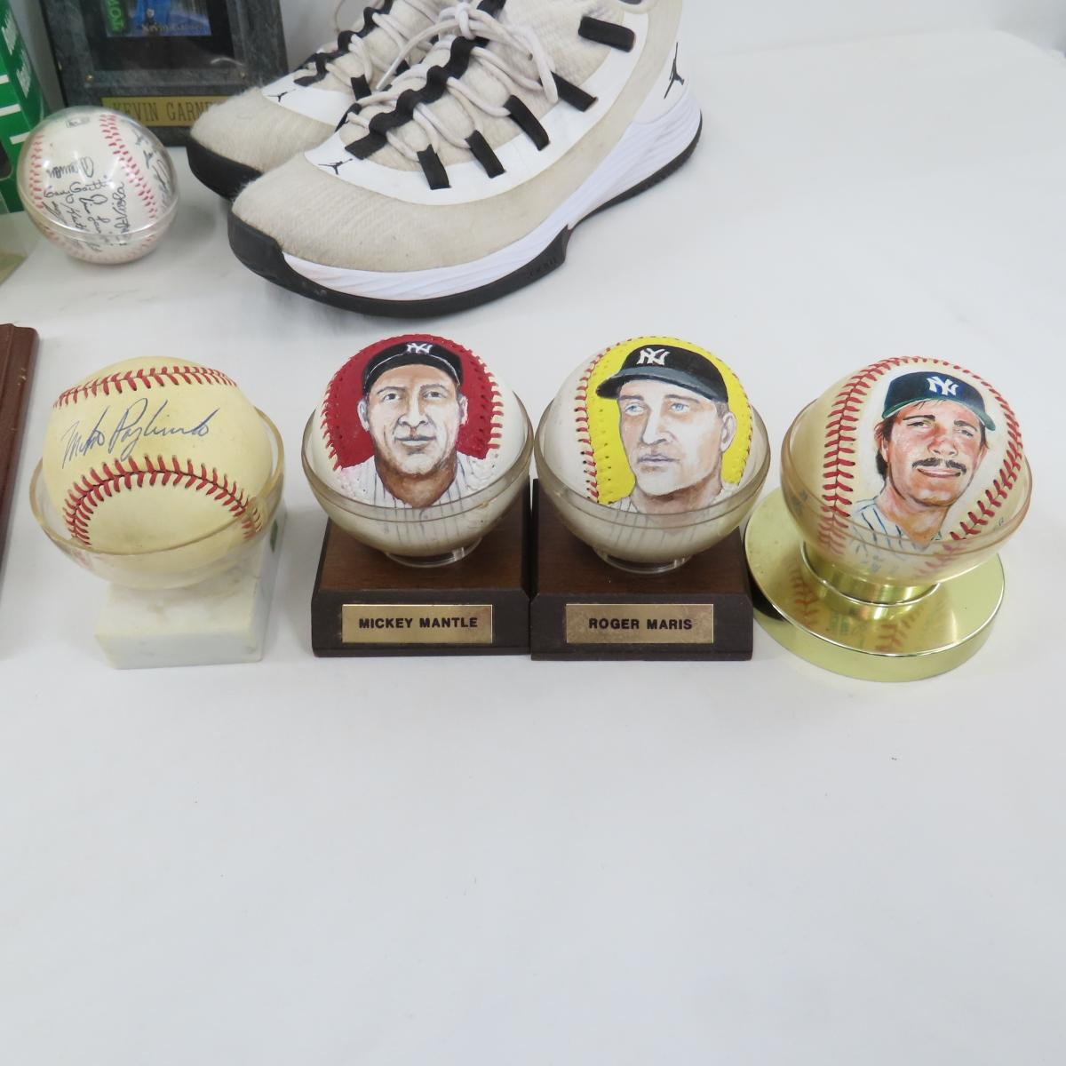 Air Jordan Sneakers, collectible baseballs & more