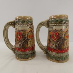 7 Stroh's Ceramarte Beer Steins