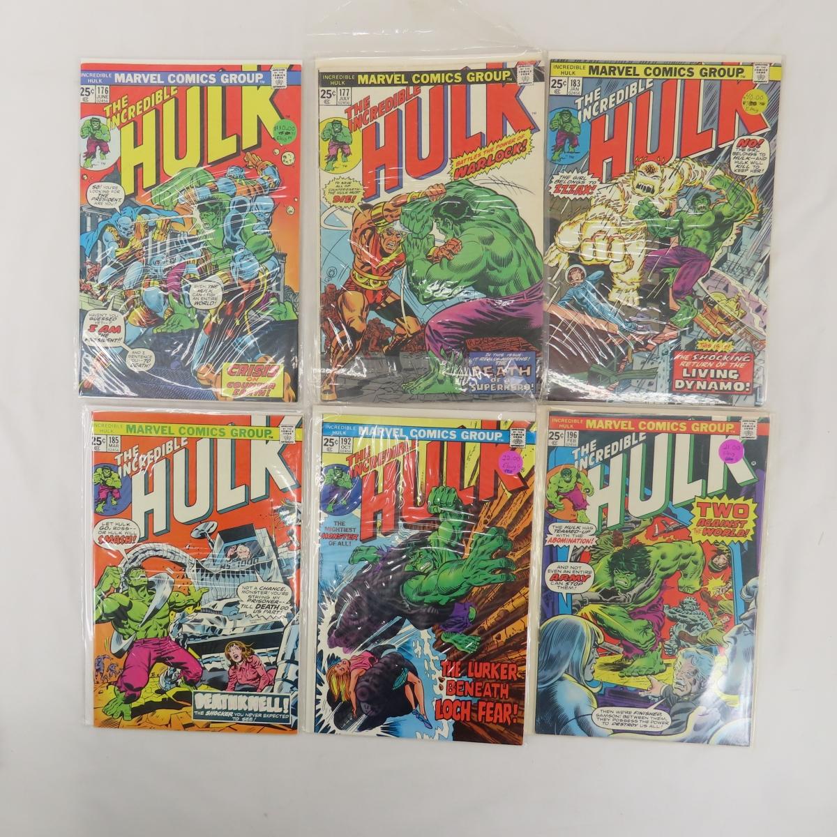 29 Vintage Hulk Comic Books 20¢ - $1