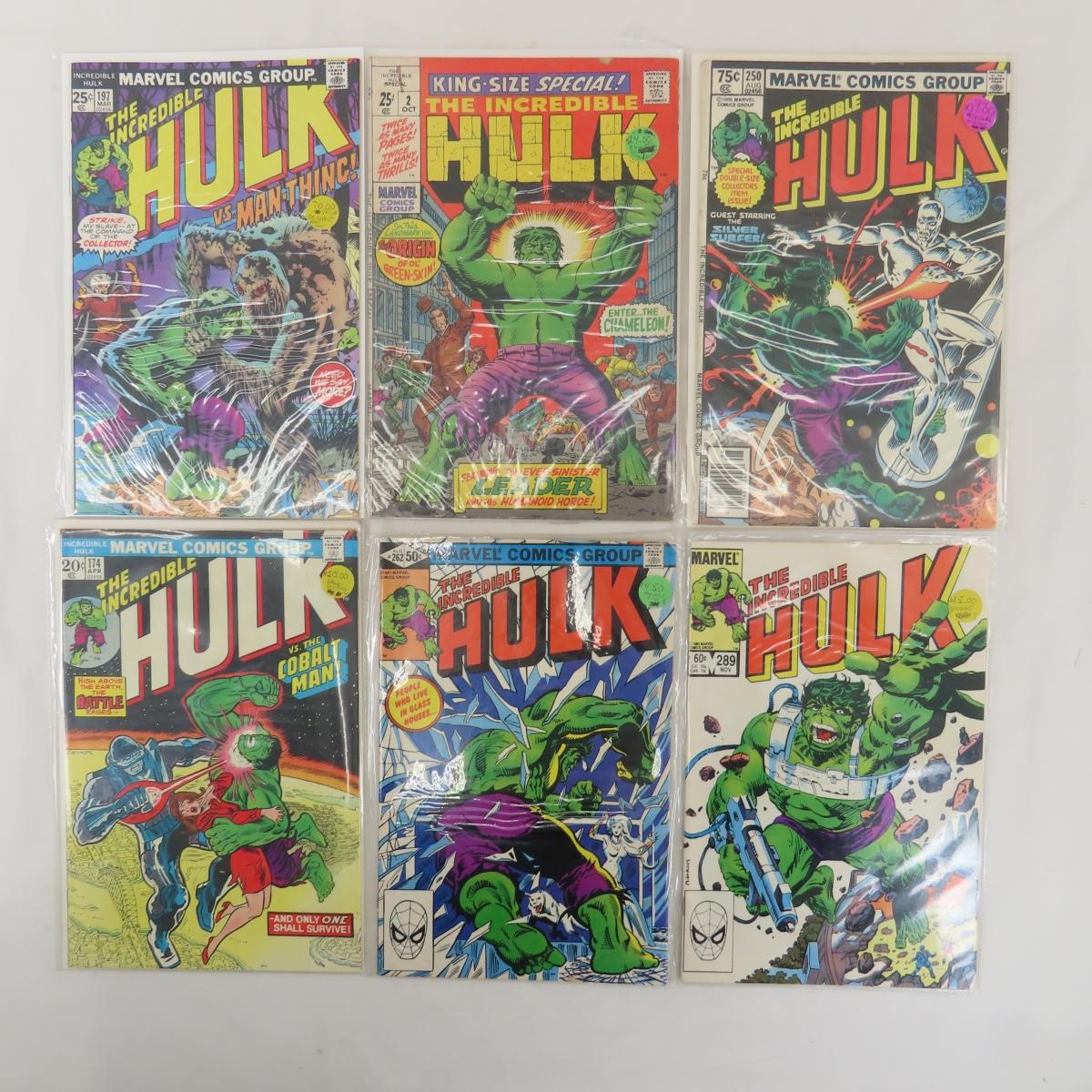 29 Vintage Hulk Comic Books 20¢ - $1