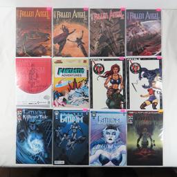 97 Assorted F Comics Fallen Angel, The Fly, Fury