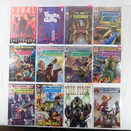 97 Assorted F Comics Fallen Angel, The Fly, Fury