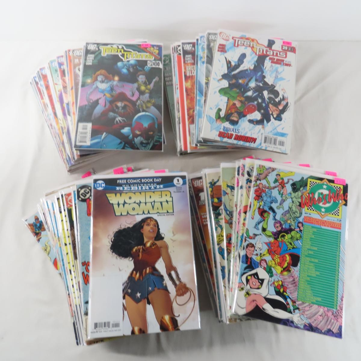 130+ DC Comics Teen Titans, Warlord, Wonder Woman