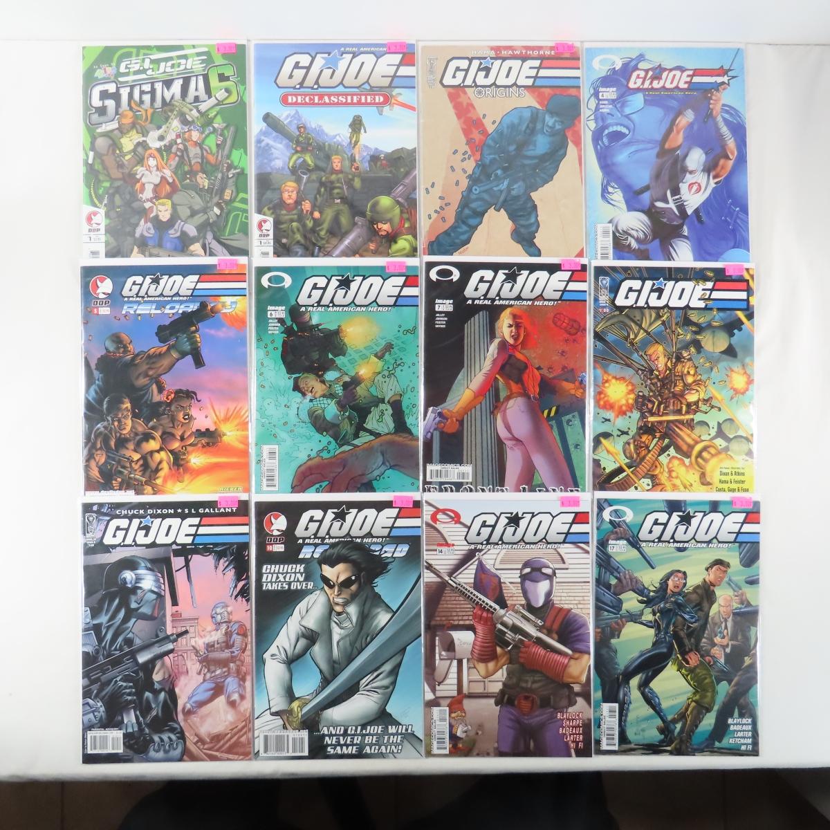 104 Assorted G Comics GI Joe, Grim Jack, Grendel