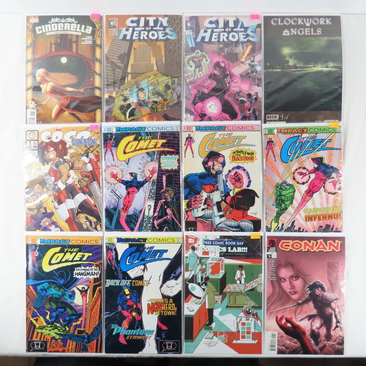 113 C/D Assorted Comics Comet, Crossovers, Danger