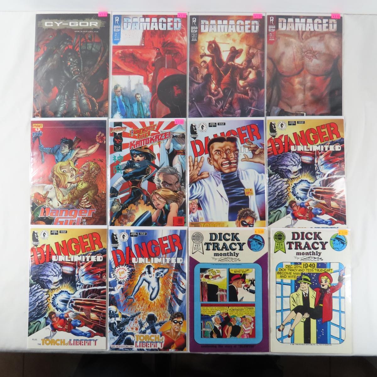 113 C/D Assorted Comics Comet, Crossovers, Danger