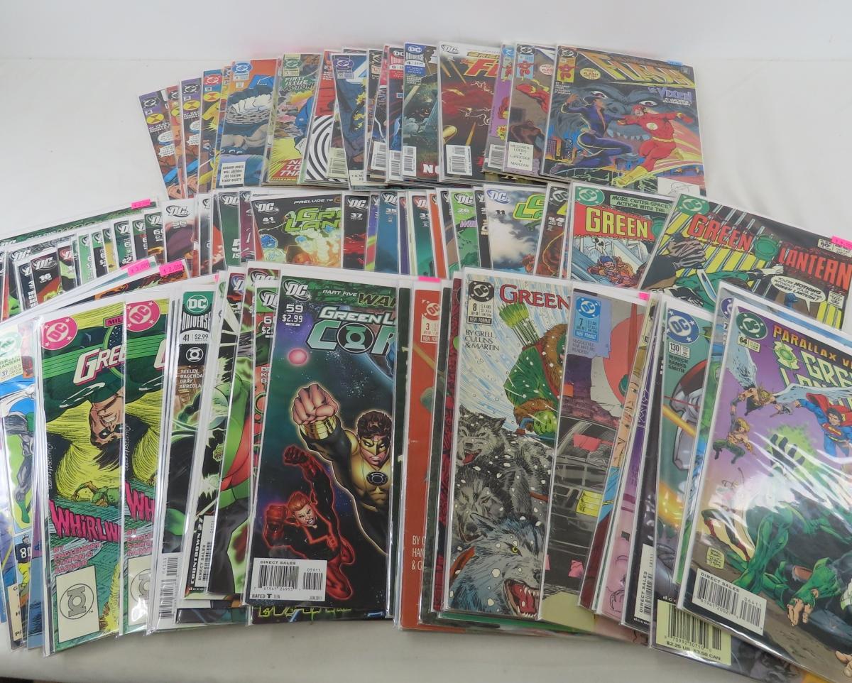 115 DC F-G Comics- Flash, Grayson, Green Lantern