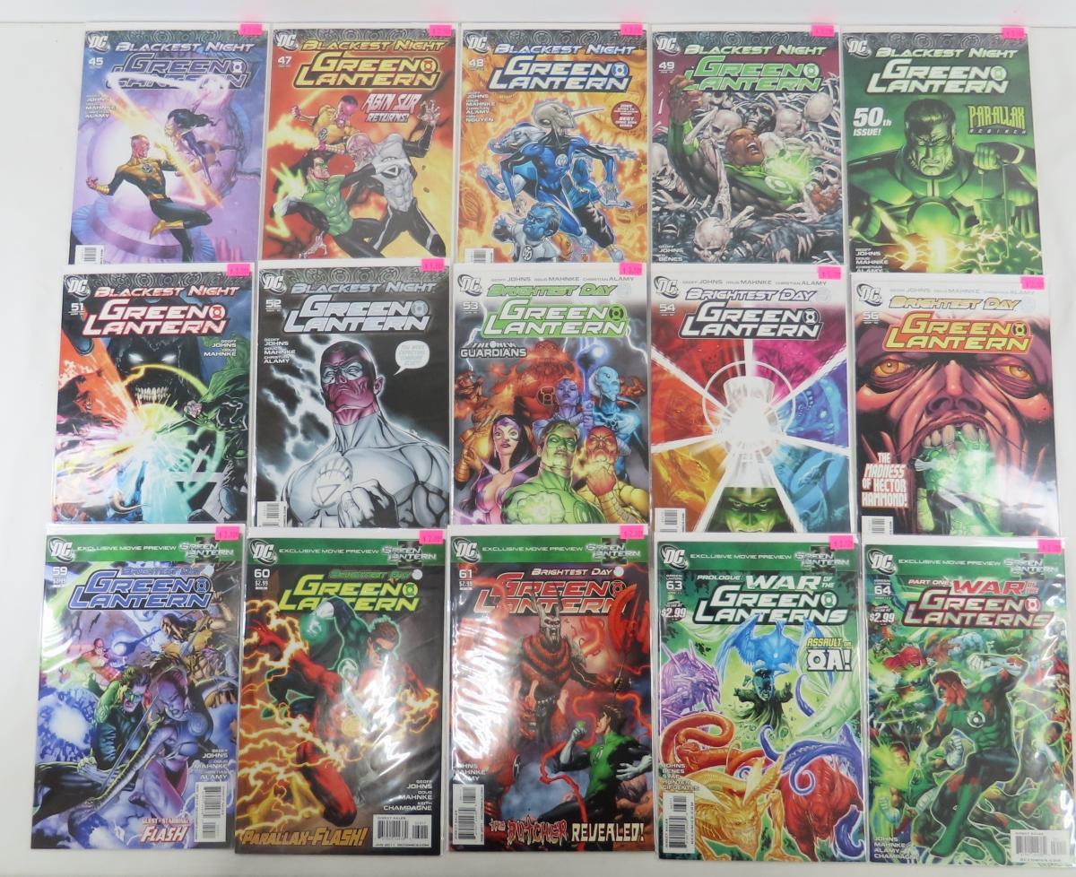 115 DC F-G Comics- Flash, Grayson, Green Lantern