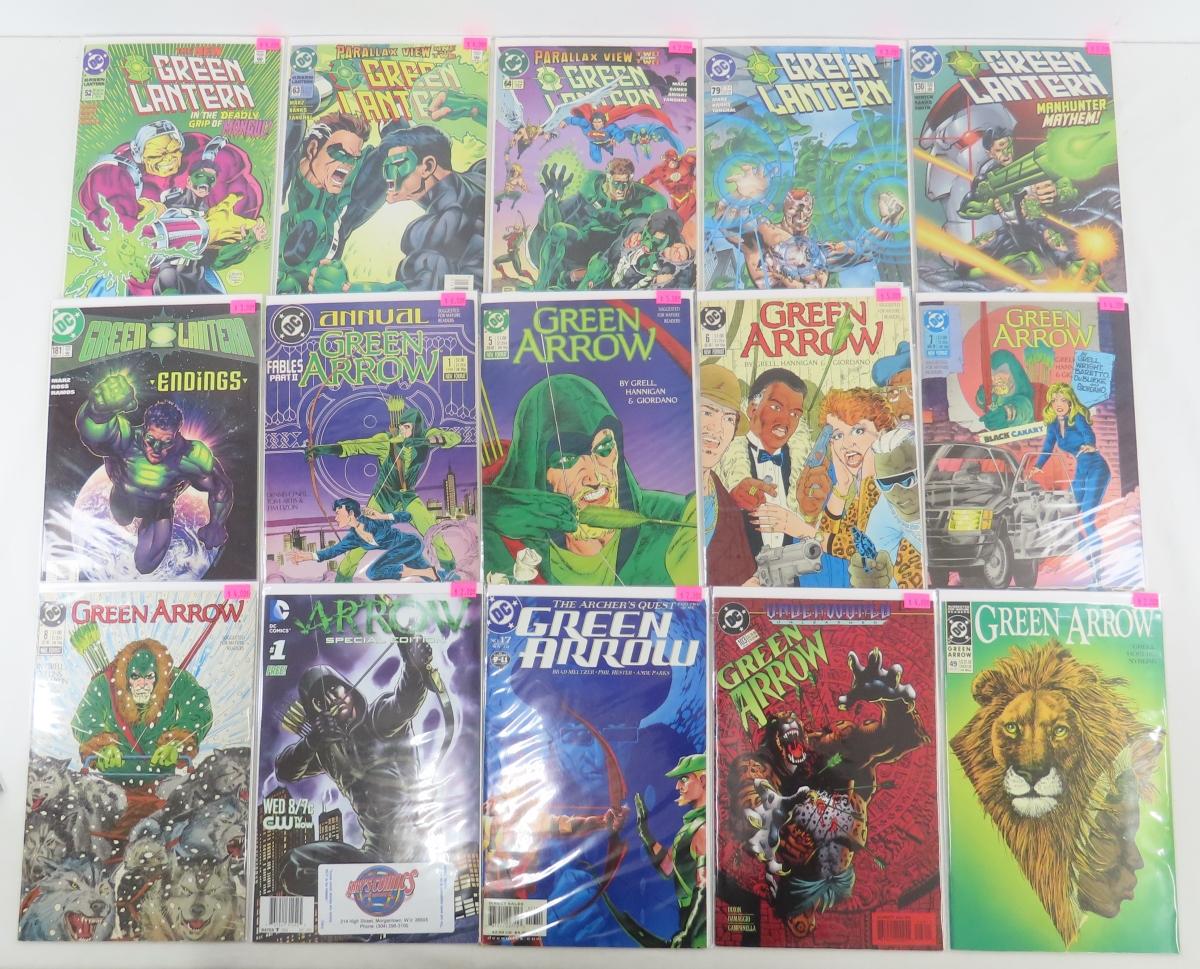 115 DC F-G Comics- Flash, Grayson, Green Lantern