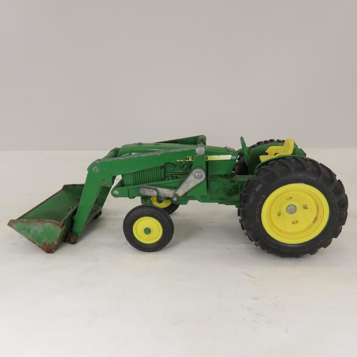 2 ERTL John Deere #584 with Front Loaders 1/16