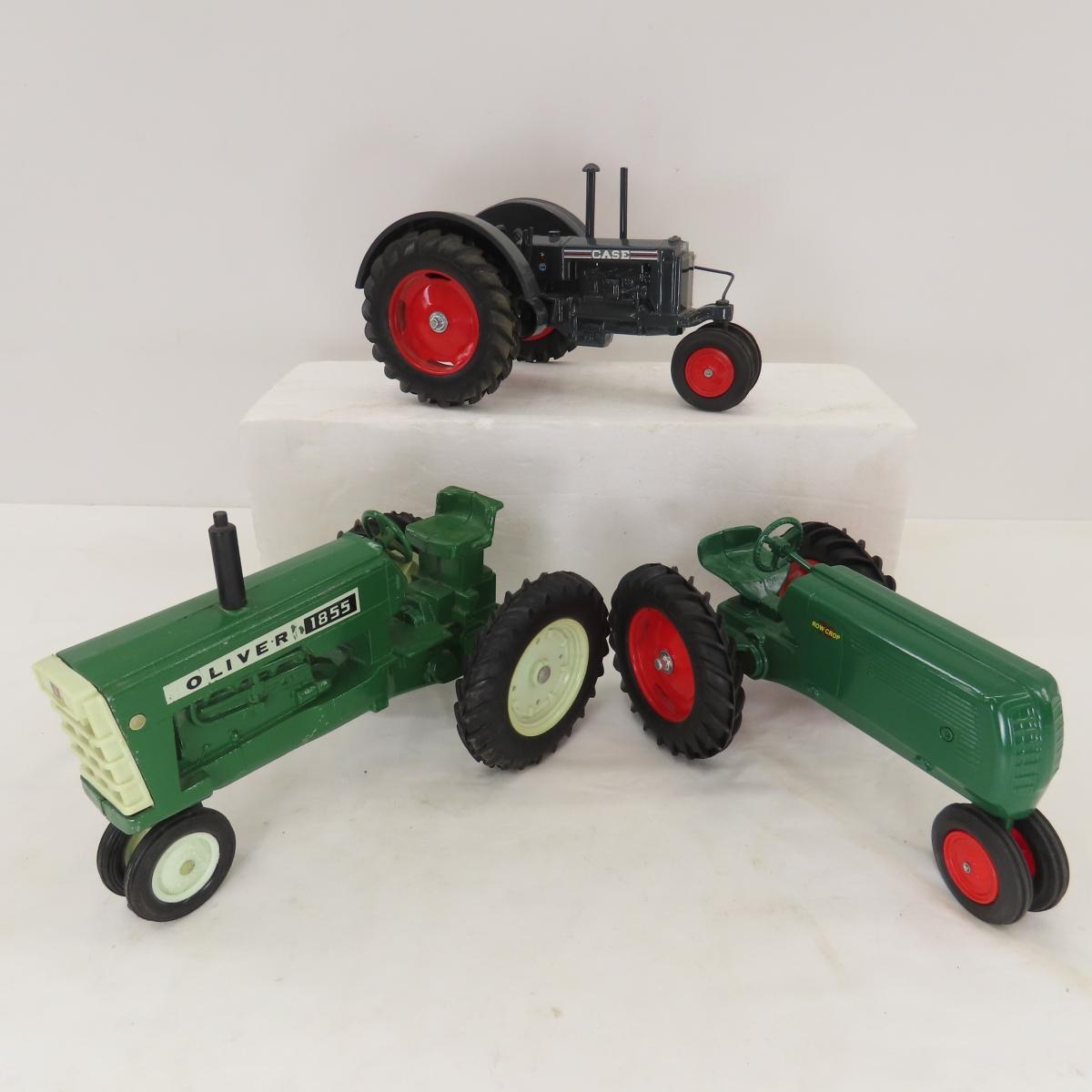 ERTL Case & 2 Oliver Tractors 1/16