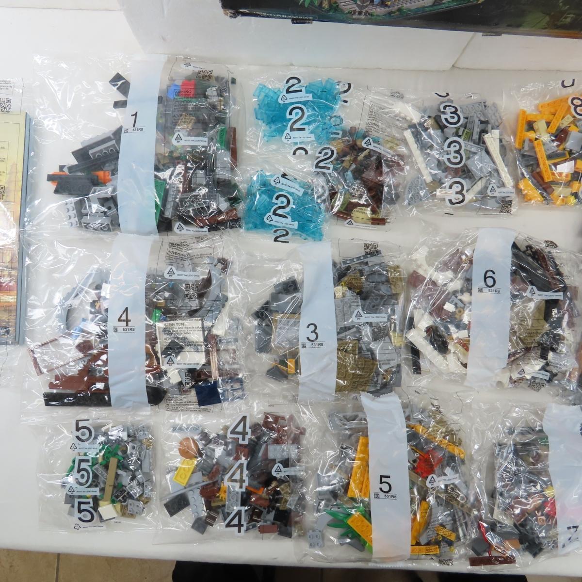 Lego The Ninjago Movie 70620 open box.