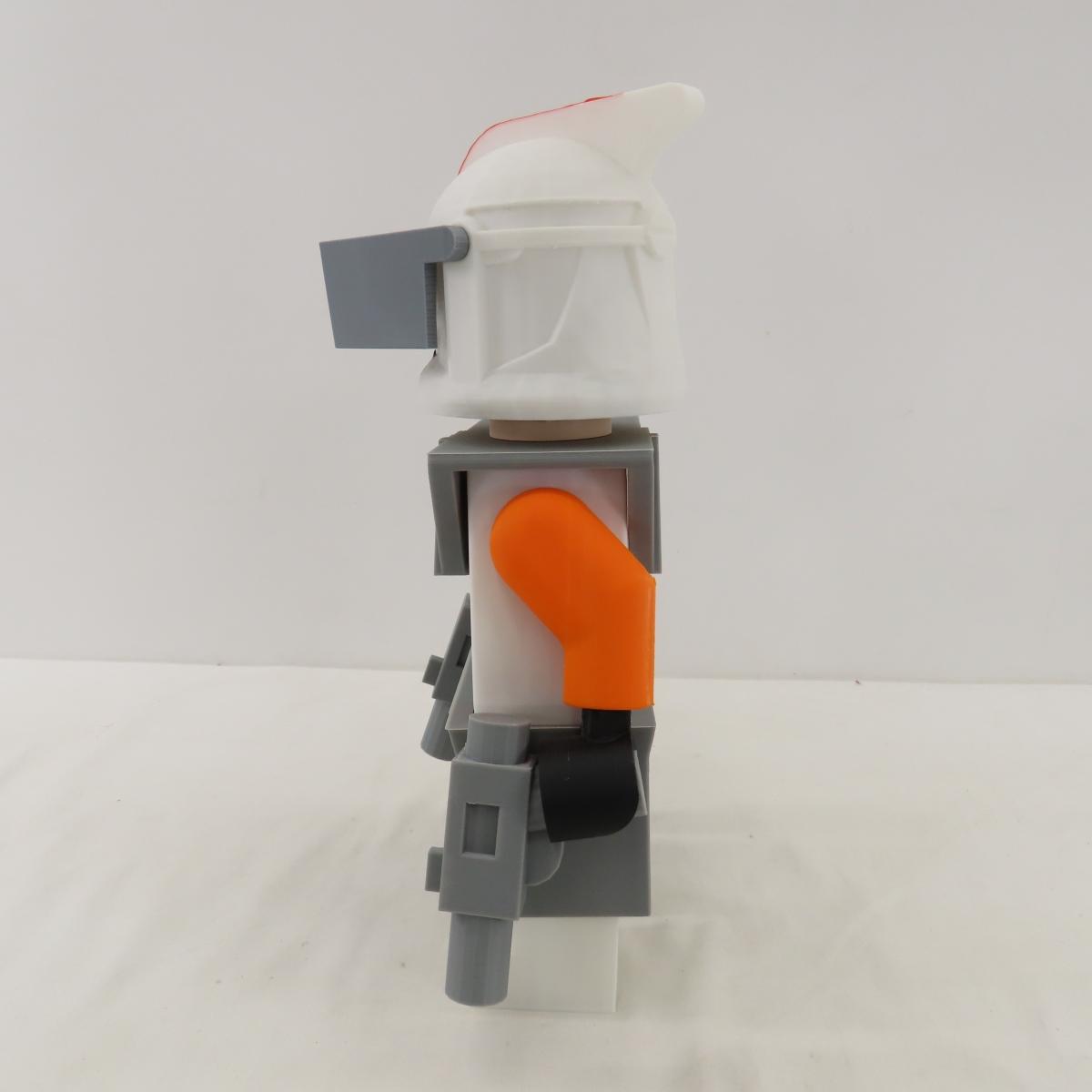 3 Large Star Wars 3D Printed figures in LEGO style