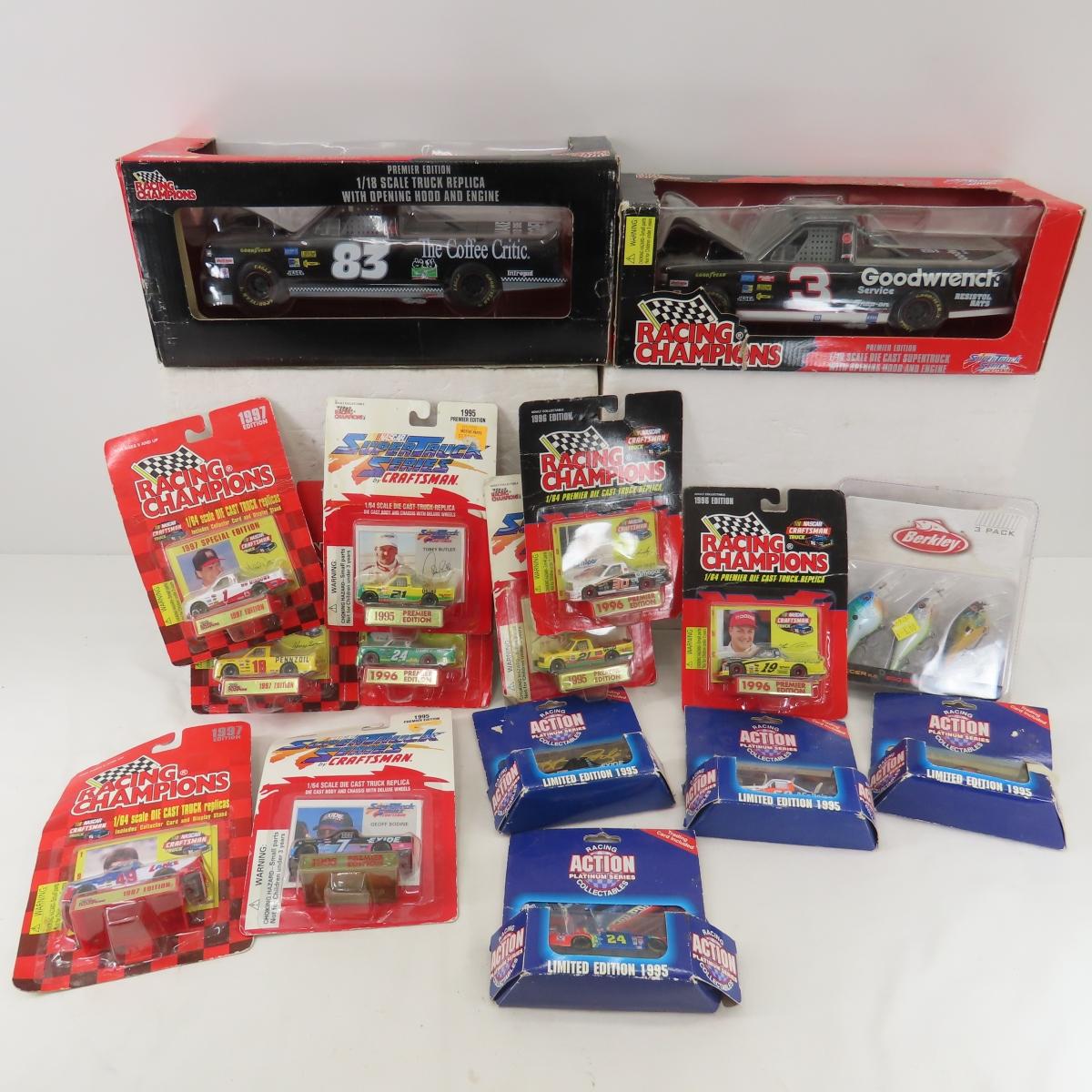 NASCAR diecast cars & trucks, NIP